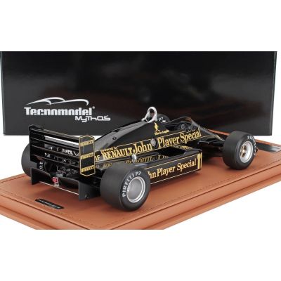 TECNOMODEL LOTUS F1  94T TEAM JPS N 11 EUROPEAN GP 1983 ELIO DE ANGELIS - BLACK GOLD 1/18