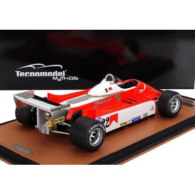 TECNOMODEL ALFA ROMEO F1  179 N 22 DUTCH GP 1980 VITTORIO BRAMBILLA - WHITE RED 1/18
