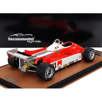 TECNOMODEL ALFA ROMEO F1  179 N 23 EAST USA GP 1980 BRUNO GIACOMELLI - WHITE RED 1/18