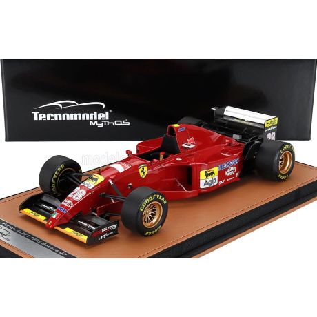 TECNOMODEL FERRARI F1  412T2 N 28 MONACO GP 1995 GERHARD BERGER - RED BLACK 1/18