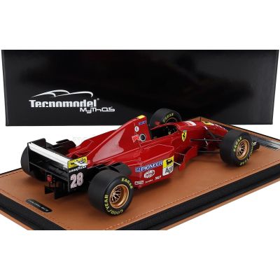 TECNOMODEL FERRARI F1  412T2 N 28 MONACO GP 1995 GERHARD BERGER - RED BLACK 1/18