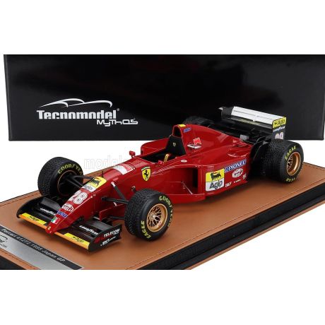 TECNOMODEL FERRARI F1  412T2 N 28 JAPAN GP WITH RAIN TIRES 1995 GERHARD BERGER - RED BLACK 1/18