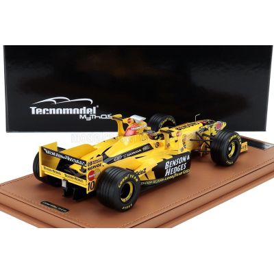 TECNOMODEL JORDAN F1  198 HONDA MF-301 HC N 10 WITH TOWER WINGS IMOLA GP (with pilot figure) 1998 RALPH SCHUMACHER - YELLOW BLAC