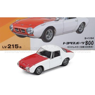 TOMICA TOYOTA 800 1965 - WHITE RED 1/64