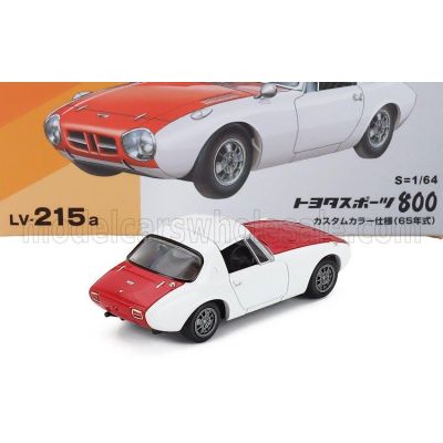 TOMICA TOYOTA 800 1965 - WHITE RED 1/64
