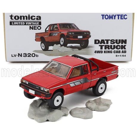TOMICA DATSUN PICK-UP 4WD 1986 - RED 1/64