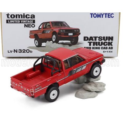 TOMICA DATSUN PICK-UP 4WD 1986 - RED 1/64