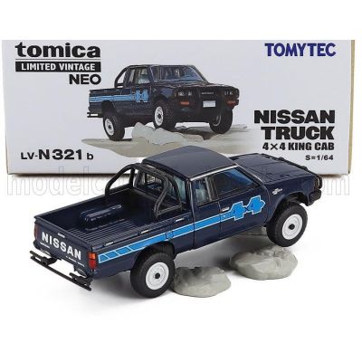 TOMICA DATSUN PICK-UP 4WD 1986 - BLUE 1/64