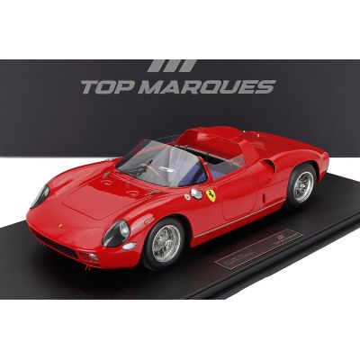 TOPMARQUES FERRARI 250P SPIDER 3.0L V12 STREET VERSION 1963 - RED 1/12
