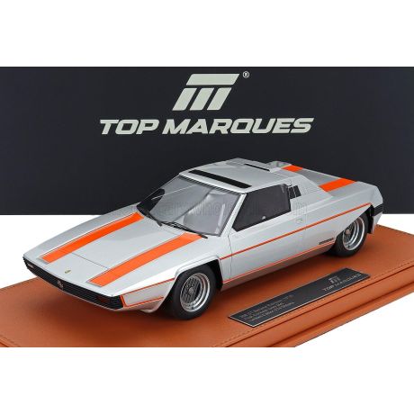 TOPMARQUES FERRARI 308 GT BERTONE RAINBOW 1976 - GREY MET ORANGE 1/18