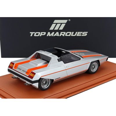 TOPMARQUES FERRARI 308 GT BERTONE RAINBOW 1976 - GREY MET ORANGE 1/18