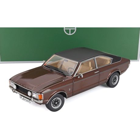 TOURING MODELCARS FORD ENGLAND GRANADA COUPE II SERIES 1975 - BROWN BLACK 1/18