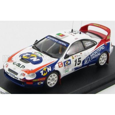 TROFEU TOYOTA CELICA ST205 N 15 9th RALLY OF PORTUGAL 1998 R.MADERA - N.R.SILVA - WHITE BLUE RED 1/43