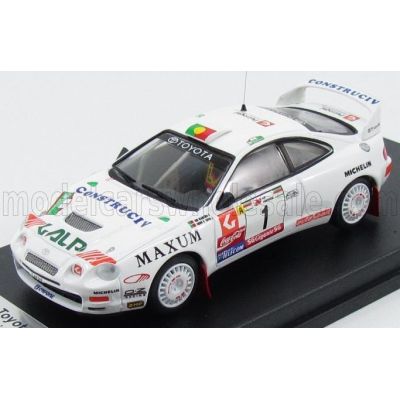 TROFEU TOYOTA CELICA ST205 N 1 WINNER RALLY OF PORTUGAL 1996 R.MADEIRA - N.R.SILVA - WHITE 1/43