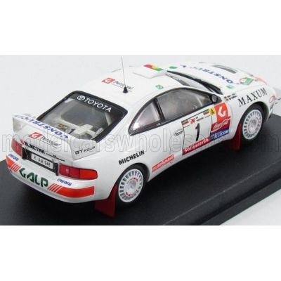 TROFEU TOYOTA CELICA ST205 N 1 WINNER RALLY OF PORTUGAL 1996 R.MADEIRA - N.R.SILVA - WHITE 1/43