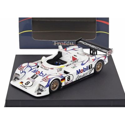 TROFEU PORSCHE LMP1-98 3.2L TURBO TEAM PORSCHE AG N 8 24h LE MANS 1998 P.H.RAPHANEL - D.MURRY - J.WEAVER - WHITE 1/43