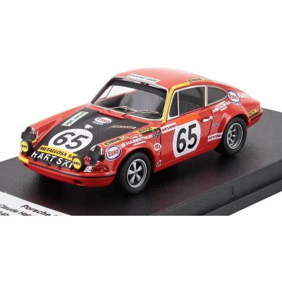 TROFEU PORSCHE 911S COUPE N 65 24h LE MANS 1970 CLAUDE HALDI - ARTHUR BLANK - RED BLACK 1/43