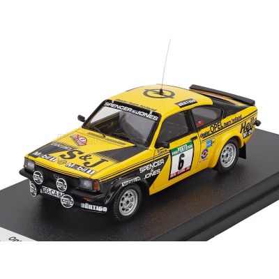 TROFEU OPEL KADETT GTE (night version) N 6 RALLY PORTUGAL 1979 ANDERS KULLANG - BOB DE JONG - YELLOW BLACK 1/43