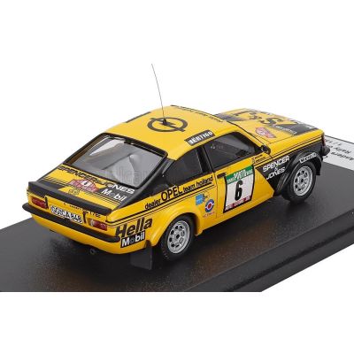 TROFEU OPEL KADETT GTE (night version) N 6 RALLY PORTUGAL 1979 ANDERS KULLANG - BOB DE JONG - YELLOW BLACK 1/43