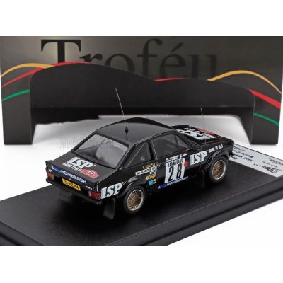 TROFEU FORD ENGLAND ESCORT MKII (night version) N 28 RALLY MONTECARLO 1981 HENK VOSSEN - PIE THEUNISSEN - BLACK 1/43