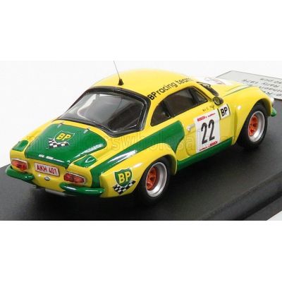 TROFEU RENAULT A110 ALPINE N 22 RALLY YPRES 1976 F.ROOTHAERT - E.NIJS - YELLOW GREEN 1/43