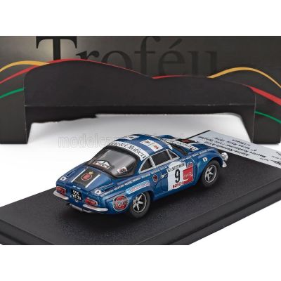 TROFEU RENAULT ALPINE A110 (night version) N 9 RALLY YPRES 1974 MAURICE NUSBAUMER - LUC PYNCKET - BLUE 1/43