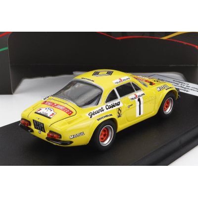 TROFEU RENAULT ALPINE A110 N 1 RALLY TOUR DE LA REUNION 1979 B.BEGUIN - P.OZOUX - YELLOW 1/43