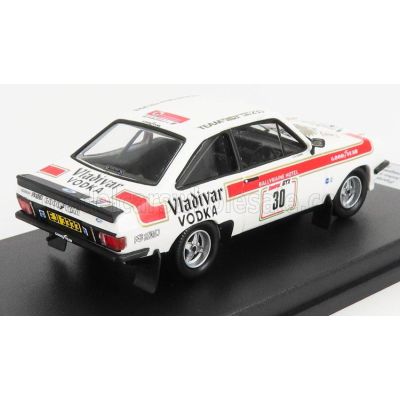 TROFEU FORD ENGLAND ESCORT MKII RS2000 N 30 3rd RALLY DONEGAL INTERNATIONAL 1979 J.LYONS - T.SEMPLE - WHITE RED 1/43