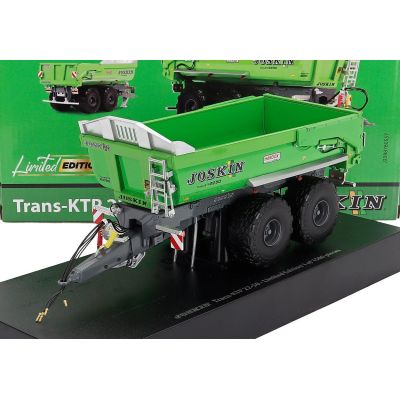UNIVERSAL HOBBIES JOSKIN TRAILER TRANS-KTP 22-50 2-ASSI RIMORCHIO - TRAILER FOR TRACTOR 2010 - GREEN 1/32
