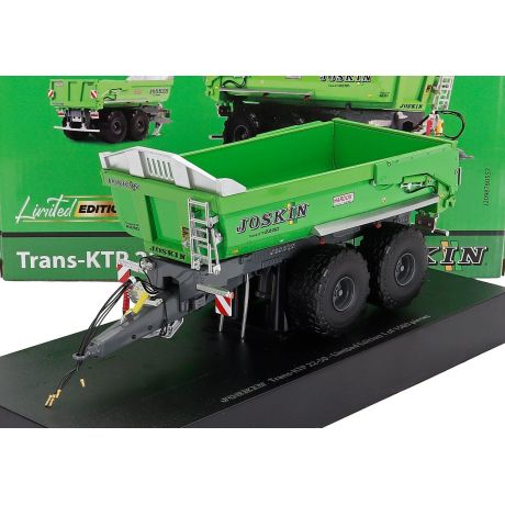 UNIVERSAL HOBBIES JOSKIN TRAILER TRANS-KTP 22-50 2-ASSI RIMORCHIO - TRAILER FOR TRACTOR 2010 - GREEN 1/32