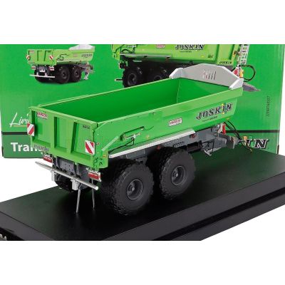 UNIVERSAL HOBBIES JOSKIN TRAILER TRANS-KTP 22-50 2-ASSI RIMORCHIO - TRAILER FOR TRACTOR 2010 - GREEN 1/32