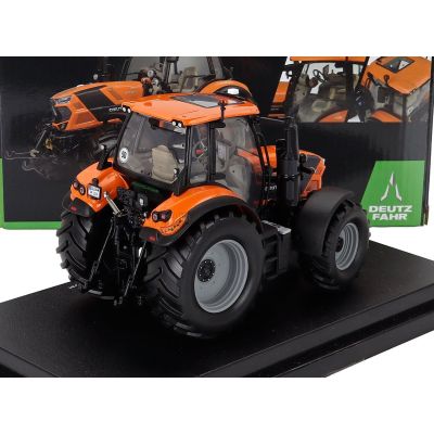 UNIVERSAL HOBBIES DEUTZ-FAHR 6150.4 TTV TRACTOR 2018 - ORANGE BLACK 1/32