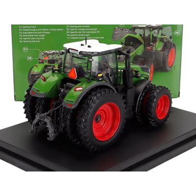 UNIVERSAL HOBBIES FENDT 1052 VARIO TRACTOR USA VERSION DOUBLE WHEELS 2026 - GREY GREEN 1/32