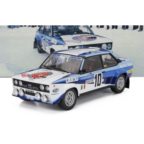 WERK83 FIAT 131 ABARTH TEAM FIAT ITALIA (night version) N 10 WINNER RALLY MONTECARLO 1980 WALTER ROHRL - CHRISTIAN GEISTDORFER -
