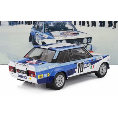 WERK83 FIAT 131 ABARTH TEAM FIAT ITALIA (night version) N 10 WINNER RALLY MONTECARLO 1980 WALTER ROHRL - CHRISTIAN GEISTDORFER -
