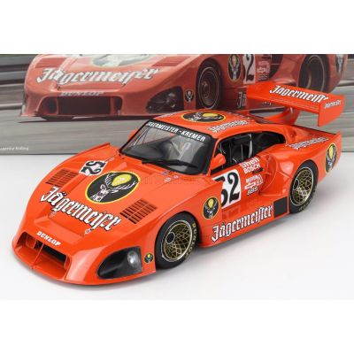 WERK83 PORSCHE 935 K4 TURBO TEAM KREMER JAGERMEISTER N 52 2nd ZOLDER DRM 1981 B.WOLLEK - ORANGE 1/18