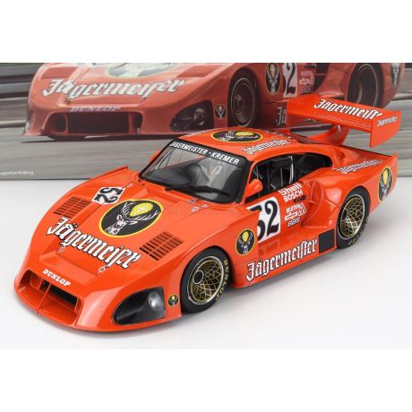 WERK83 PORSCHE 935 K4 TURBO TEAM KREMER JAGERMEISTER N 52 2nd ZOLDER DRM 1981 B.WOLLEK - ORANGE 1/18