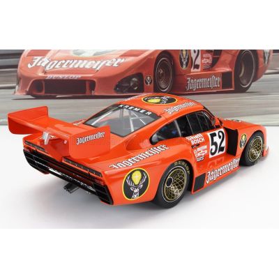 WERK83 PORSCHE 935 K4 TURBO TEAM KREMER JAGERMEISTER N 52 2nd ZOLDER DRM 1981 B.WOLLEK - ORANGE 1/18