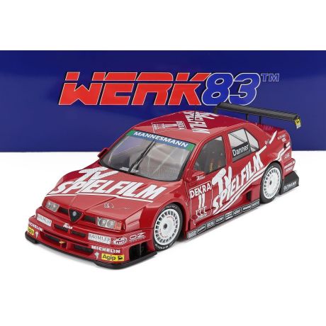 WERK83 ALFA ROMEO 155 V6 TI TEAM SCHUBEL ENGINEERING N 11 DTM ITC SEASON 1995 CHRISTIAN DANNER - RED 1/18
