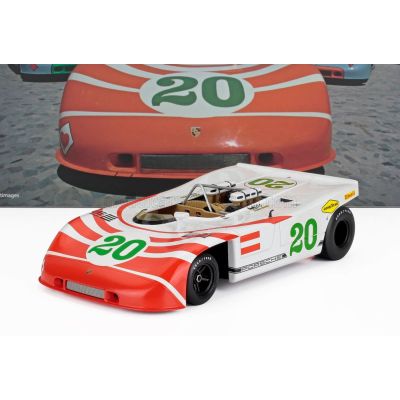 WERK83 PORSCHE 908/03 3.0L N 20 TARGA FLORIO 1970 VIC ELFORD - HANS HERRMANN - WHITE RED 1/18