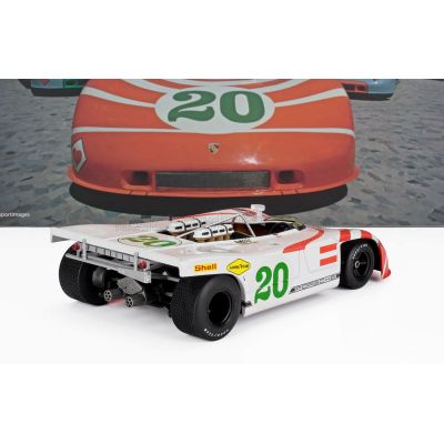 WERK83 PORSCHE 908/03 3.0L N 20 TARGA FLORIO 1970 VIC ELFORD - HANS HERRMANN - WHITE RED 1/18
