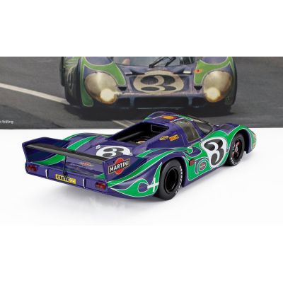 WERK83 PORSCHE 917LH 4.5L TEAM MARTINI RACING INTERNATIONAL N 3 2nd 24h LE MANS 1970 GERARD LARROUSSE - WILLI KAUHSEN - BLUE GRE