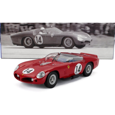 WERK83 FERRARI 250 TR61 3.0L V12 SPIDER TEAM SEFAC N 14 WINNER 12h SEBRING 1961 OLIVIER GENDEBIEN - PHIL HILL - RED 1/18