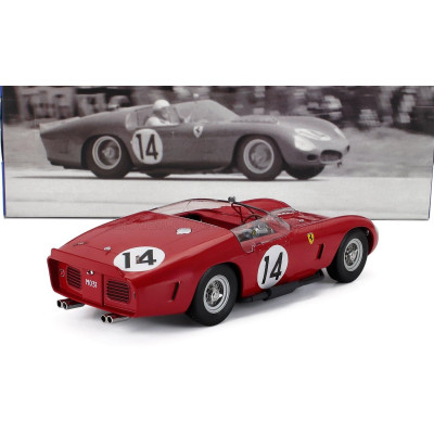 WERK83 FERRARI 250 TR61 3.0L V12 SPIDER TEAM SEFAC N 14 WINNER 12h SEBRING 1961 OLIVIER GENDEBIEN - PHIL HILL - RED 1/18