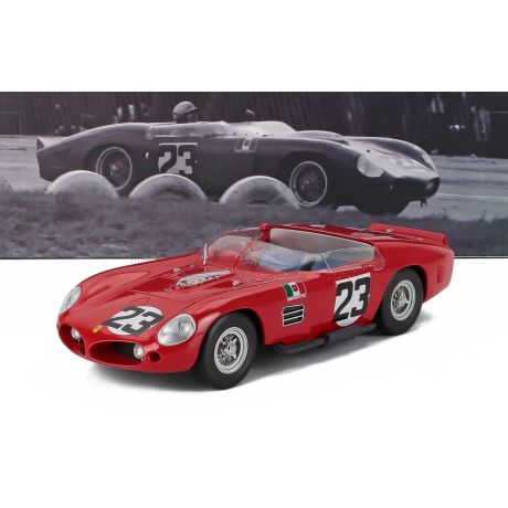 WERK83 FERRARI 250 TR61 3.0L V12 SPIDER N 23 WINNER 12h SEBRING 1962 JOACHIM BONNIER - LUCIEN BIANCHI - RED 1/18