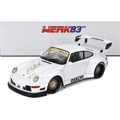WERK83 PORSCHE 911 993 RWB RAUH-WELT OSECHI G2.2 SIDNEY HOFFMANN COUPE 1995 - SIGNATURE EDITION - WHITE 1/18