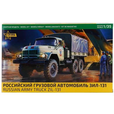 ZVEZDA ZIL 131 TRUCK 6X6 MILITARY TELONATO 1965 1/35