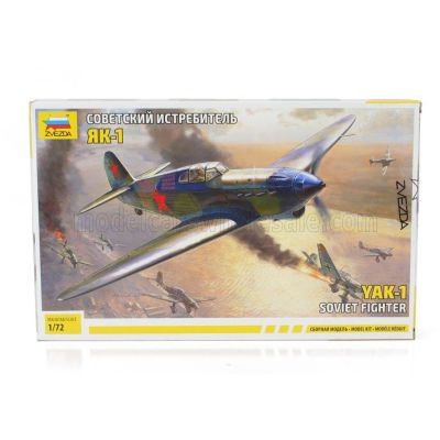 ZVEZDA YAKOVLEV YAK-1 SOVIET FIGHTER AIRPLANE MILITARY 1942 1/72