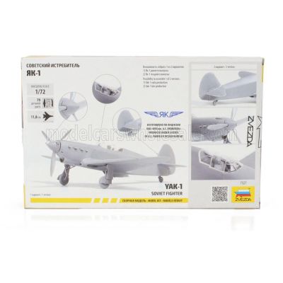 ZVEZDA YAKOVLEV YAK-1 SOVIET FIGHTER AIRPLANE MILITARY 1942 1/72