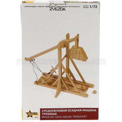 ZVEZDA ACCESSORIES CATAPULTA - MEDIEVAL SIEGE ENGINE TREBUCHET 1/72